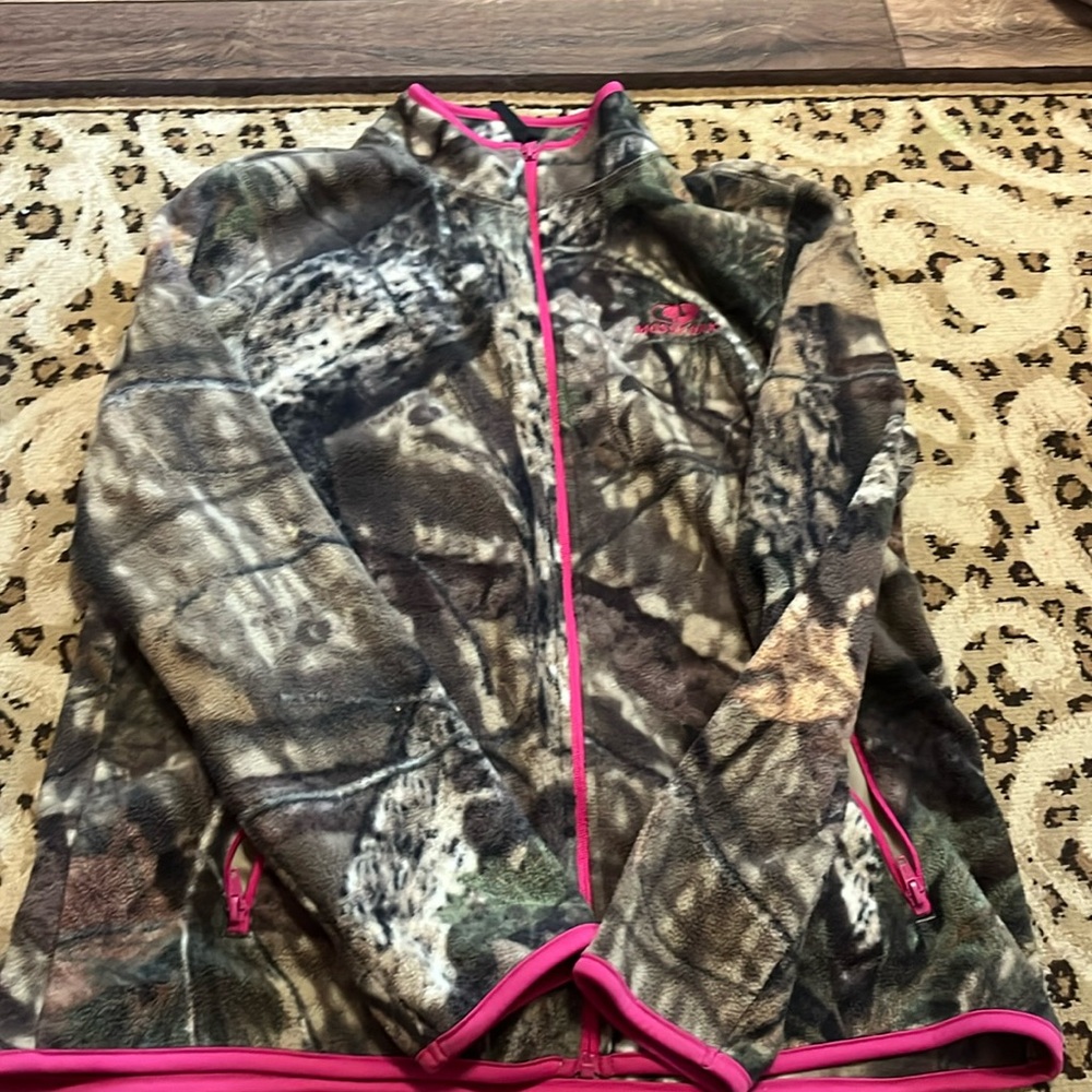 mossy oak zip up